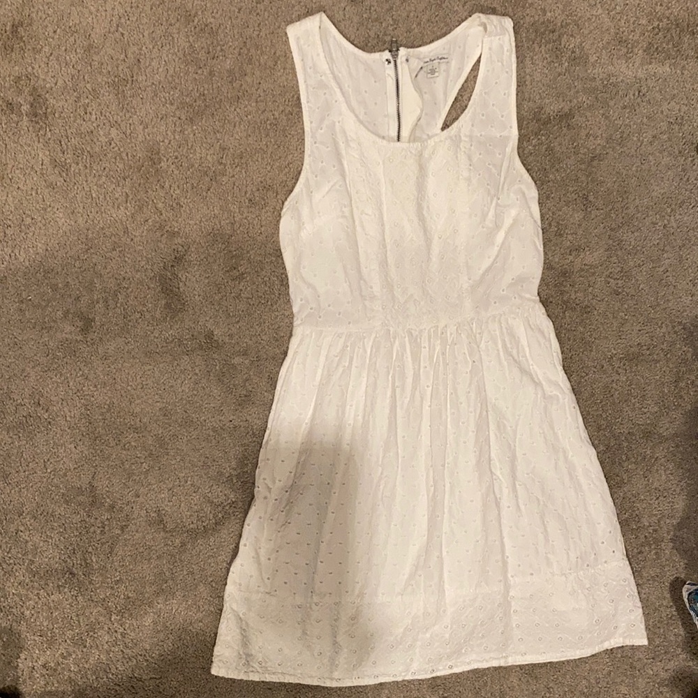 American eagle eyelet cutout dress